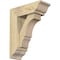 Ekena Millwork Balboa Traditional Rough Sawn Bracket w/ Offset Brace, Douglas Fir, 6"W x 16"D x 20"H BKT0604X16X20BOA01RDF - alternate 1